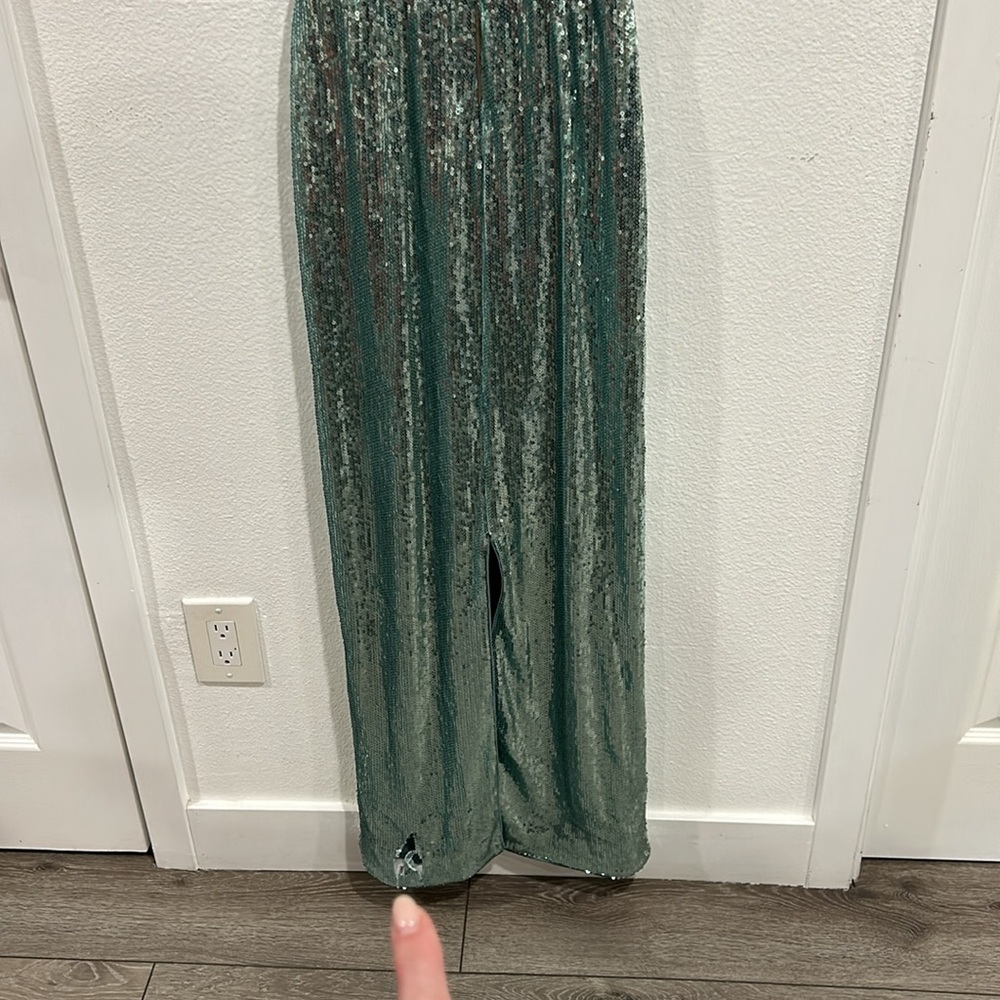 Toccin Sequin Cut Out Gown, RTR - Picture 13 of 14